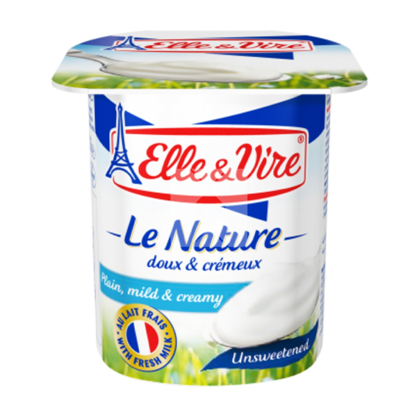 E&V PLAIN UNSWEETENED 125G 