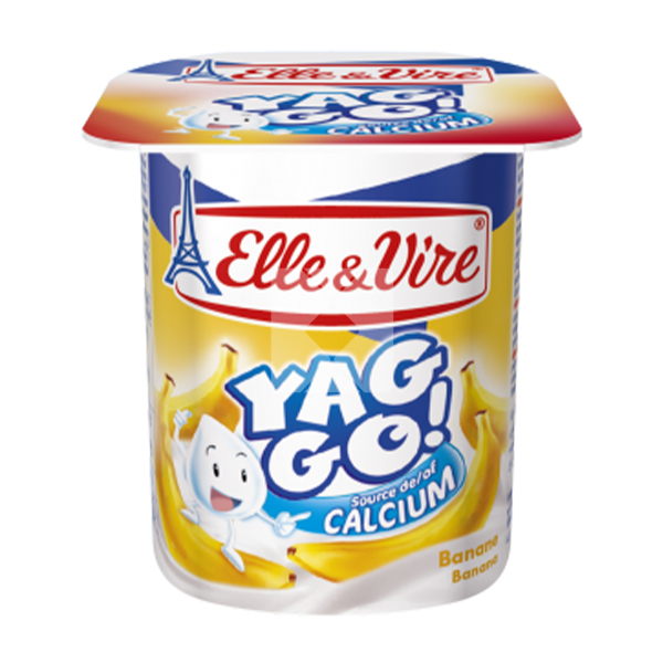 E&V YAGGO BANANA YOGURT 125G 