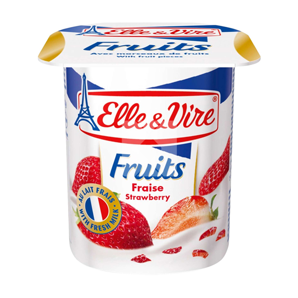 E&V DAIRY STRAWBERRY 125G 