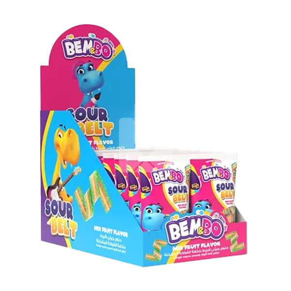 BEM&BO SOUR FILLED MIX FRUIT 70G 