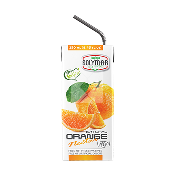 SOLYMAR ORANGE NECTAR TETRA PACK 250ML 