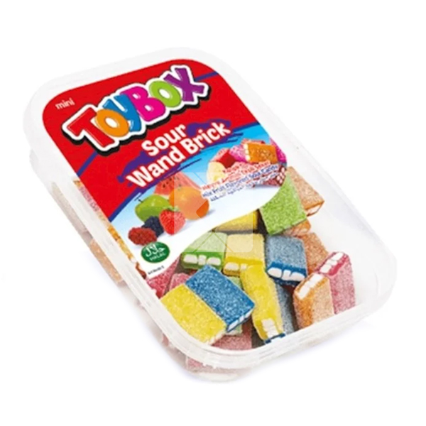 TOYBOX LICORICE SOUR WAND BRICK - MIX 170G 