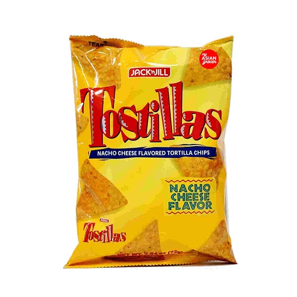 JACK & JILL TOSTILLAS NACHO CHEESE FLAVOUR 72G