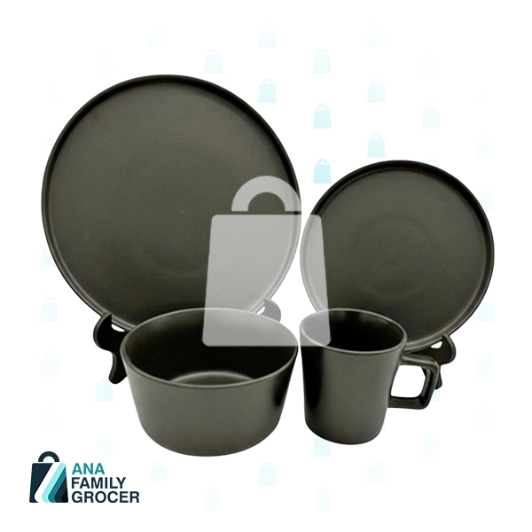 STONE + LAIN BLACK 16PCS