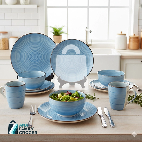 HOMETRENDS BLUE 16PCS