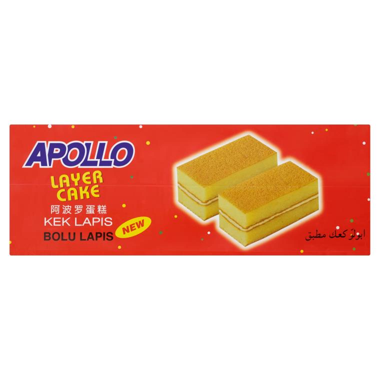 APOLLO LAYER CAKE KEK LAPIS 18G  NO NEED TO ORDER. 