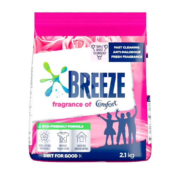 BREEZE POWDER DETERGENT FRAGRANCE OF COMFORT 2.1KG 