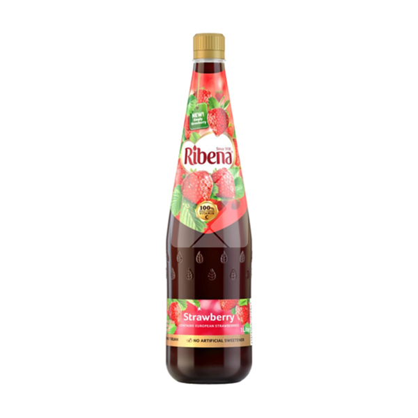 RIBENA BOTTLE STRAWBERRY 1L