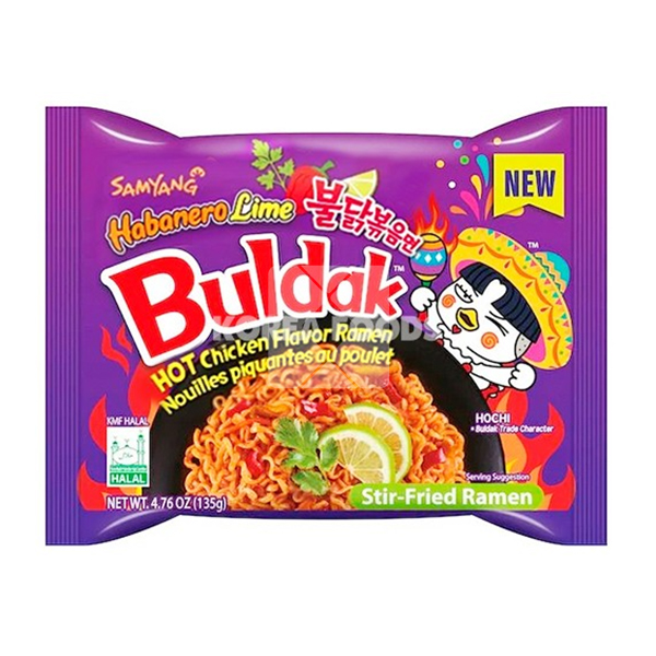 SAMYANG HOT CHICKEN RAMEN HABANERO LIME 135G 