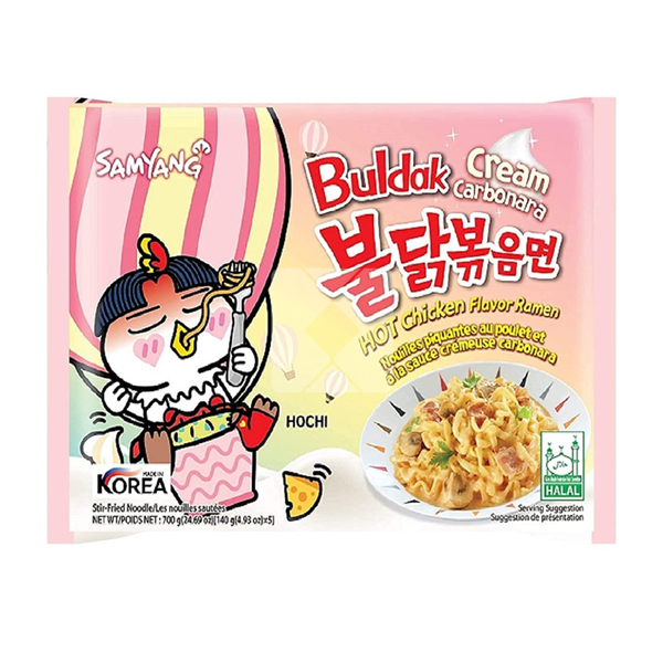SAMYANG HOT CHICKEN RAMEN CREAMY CARBONARA 140G