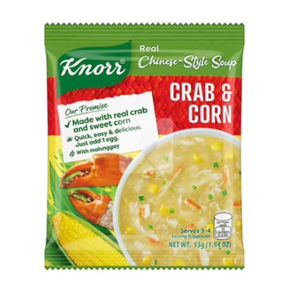 KNORR SOUP CRAB AND CORN 55G