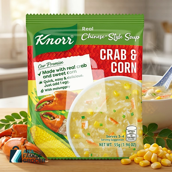 KNORR SOUP CRAB & CORN REAL CHINESE STYLE 55G