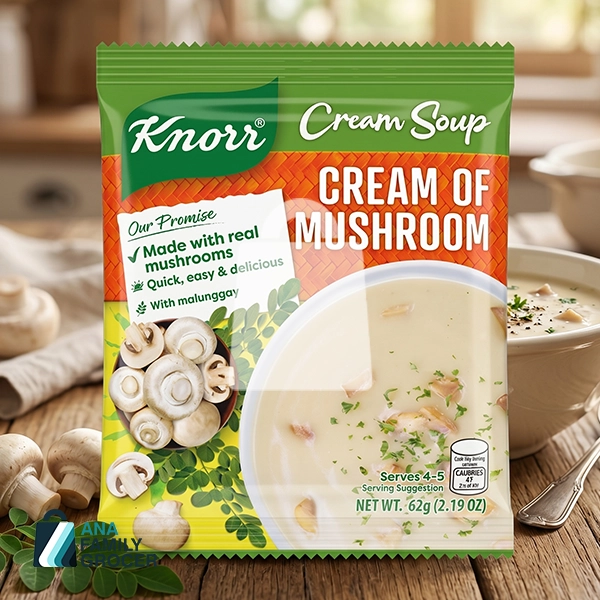 KNORR SOUP CREAM OF MUSHROOM 62G