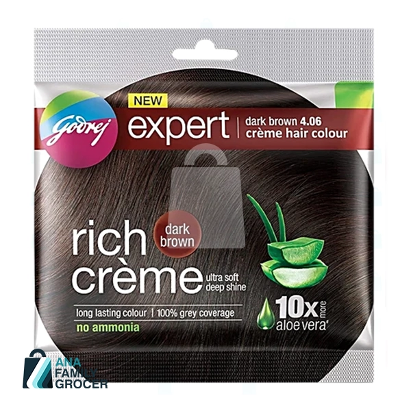 GODREJ EXPERT CREME HAIR COLOR DARK BROWN 20G