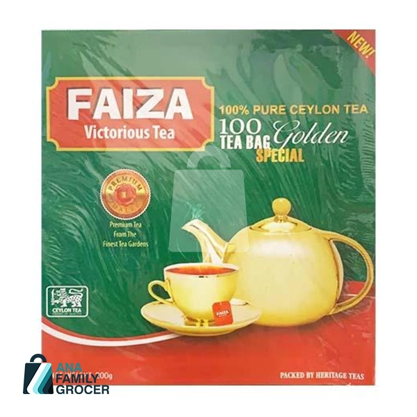 FAIZA BLACK TEA 100 X 2G