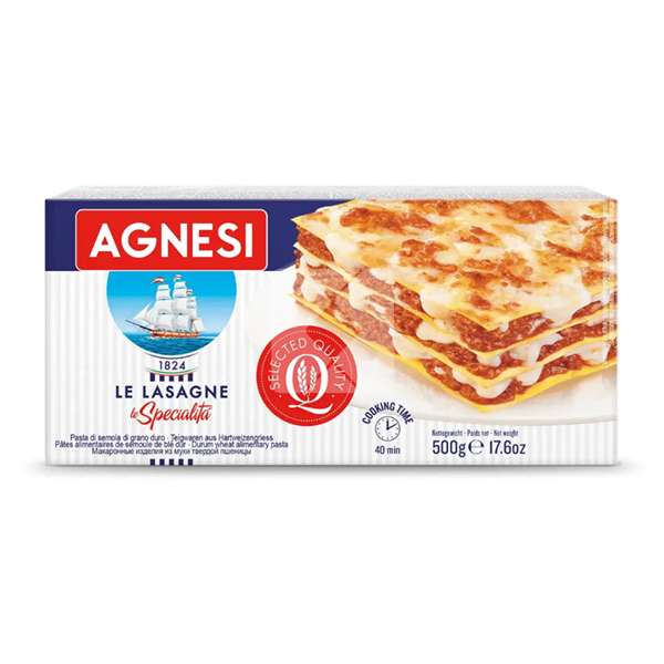 AGNESI LASAGNA SEMOLA BLU 500G