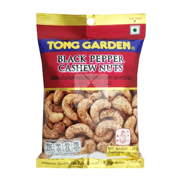 TONG GARDEN CASHEW NUT SALTED BLACK PEPPER 35GM