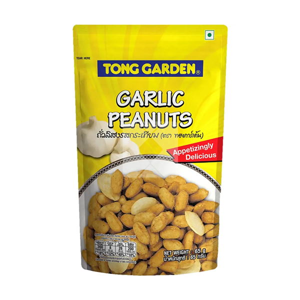 TONG GARDEN PEANUTS GARLIC 65G
