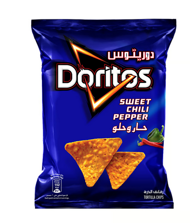 DORITOS SWEET CHILLI PEPPER FLAVOR 100GM