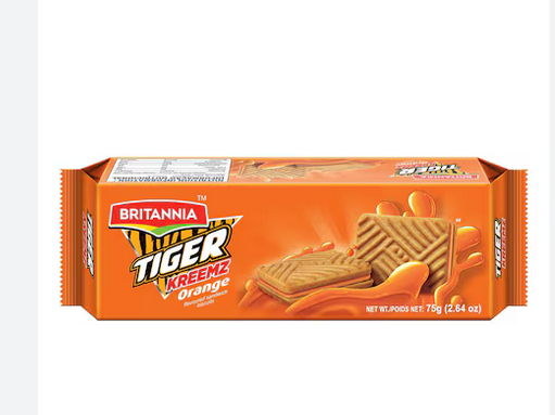 BRITANNIA TIGER KREEMZ ORANGE 75G 
