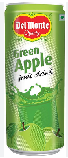 DELMONTE  JUICE DRINK GREEN APPLE 240ML 