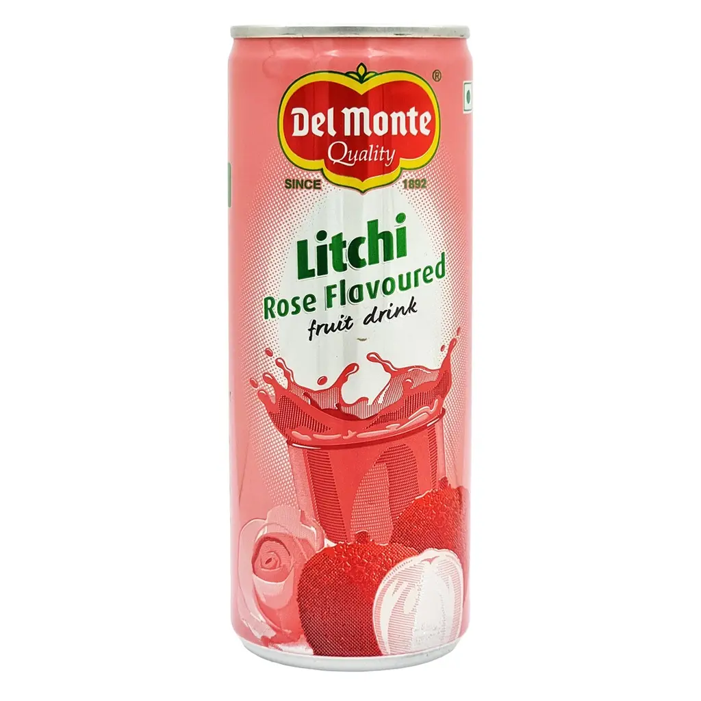 DELMONTE JUICE LITCHI ROSE FLAVORED  240ML  