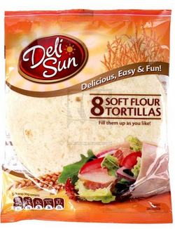 DELI SUN 8 SOFT FLOUR TORTILLAS