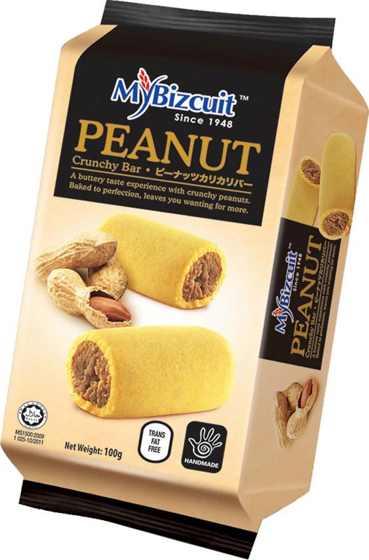 MYBIZCUIT PEANUT CRUNCHY BAR 100G