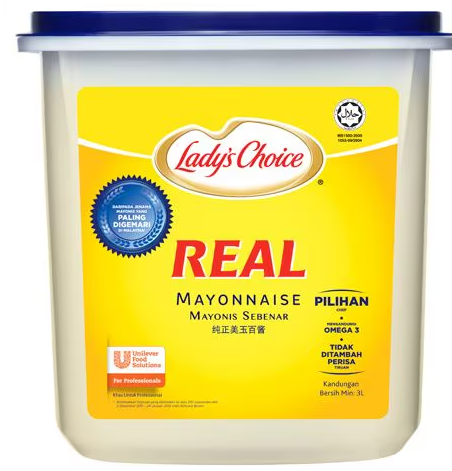 LADY'S CHOICE REAL MAYONNAISE 3L
