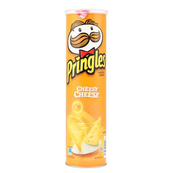 PRINGLES POTATO CHIPS CHEESY CHEESE 42G