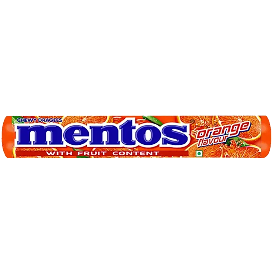 MENTOS ROLL ORANGE 28.6G