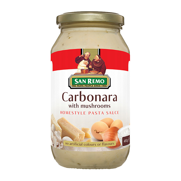 SAN REMO PASTA SAUCE #701 CARBONARA 480G 