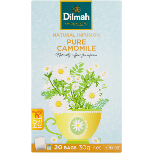 DILMAH T BAG PURE CAMOMILE 20 BAGS 30G