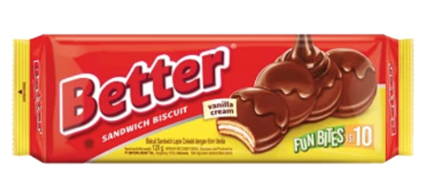 BETTER SANWICH BISCUIT VANILLA CREAM 100G