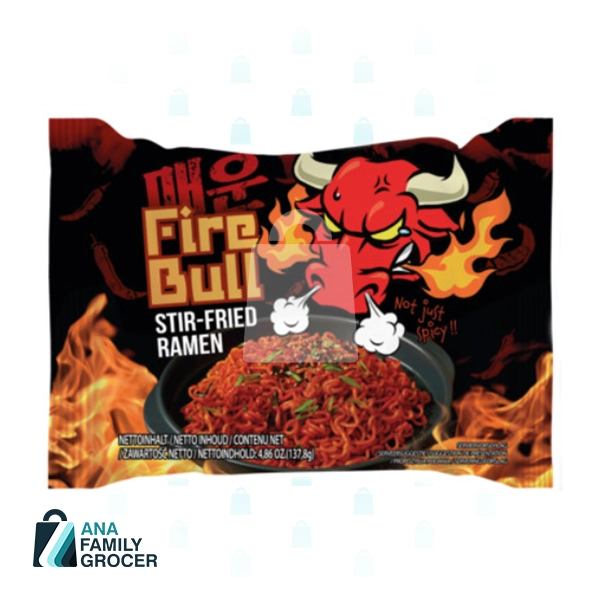 FIRE BULL STIR - FRIED RAMEN  ORIGINAL 135G   