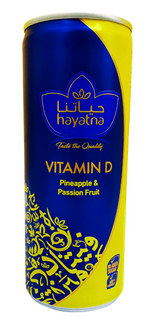 Hayatna Vitamin D Pineapple Passion Fruit Drink 250ml