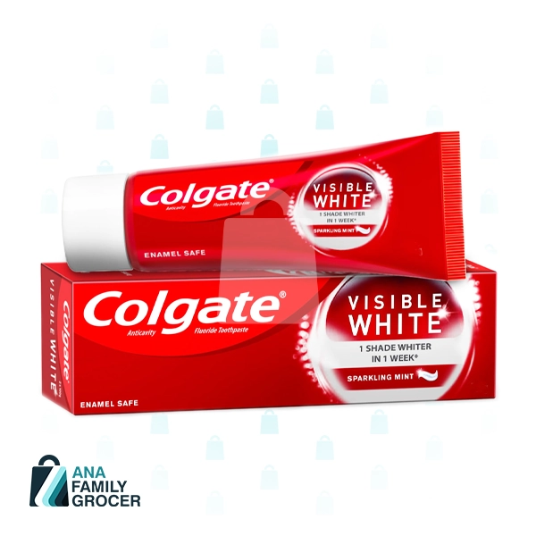 COLGATE VISIBLE WHITE TOOTHPASTE 120G 