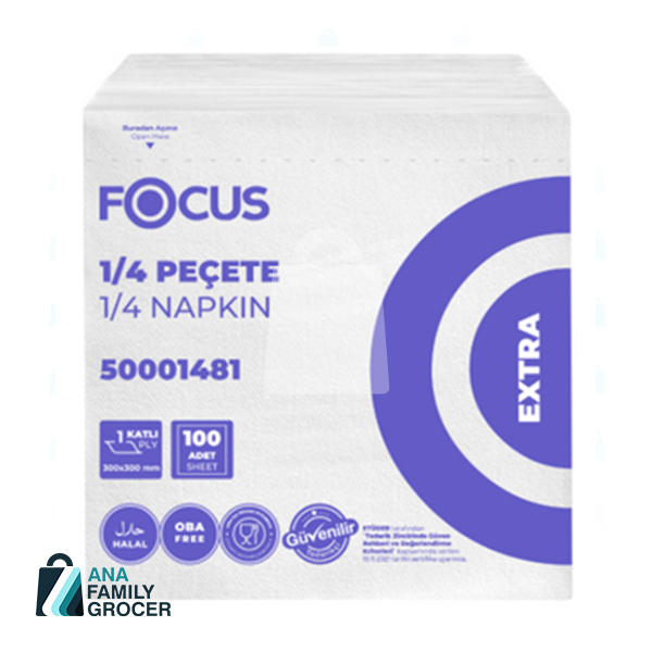 FOCUS EXTRA NAPKIN 30 X 30 100S 