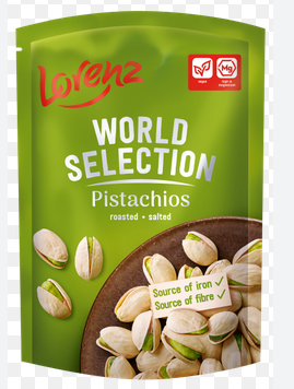 LORENZ WORLD SELECTION PISTACHIOS 100G