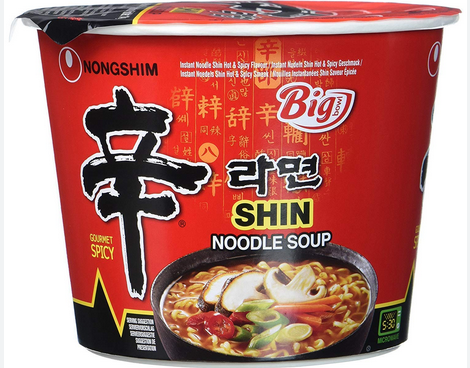 NONGSHIM SHIN CUP NOODLES SOUP SPICY 114G 
