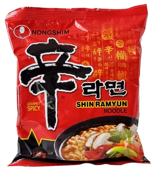 NONGSHIM SHIN RAMYUN NOODLE SOUP GOURMET SPICY120G