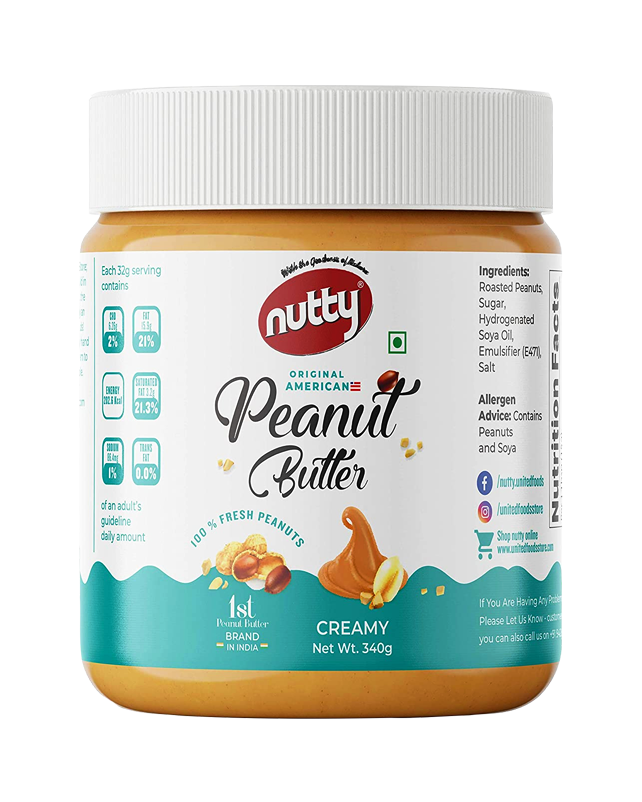 PEANUT BUTTER CREAMY NUTTY 340G