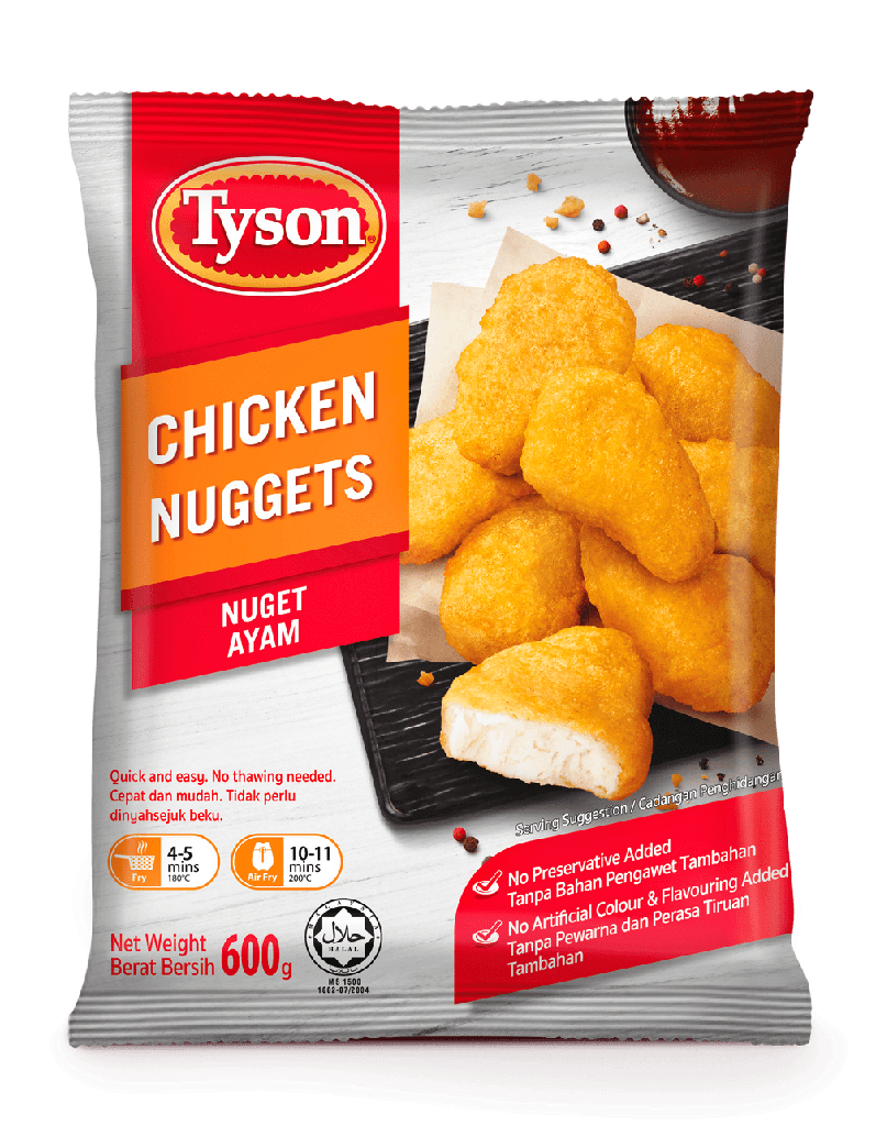 TYSON CHICKEN NUGGETS 600G 