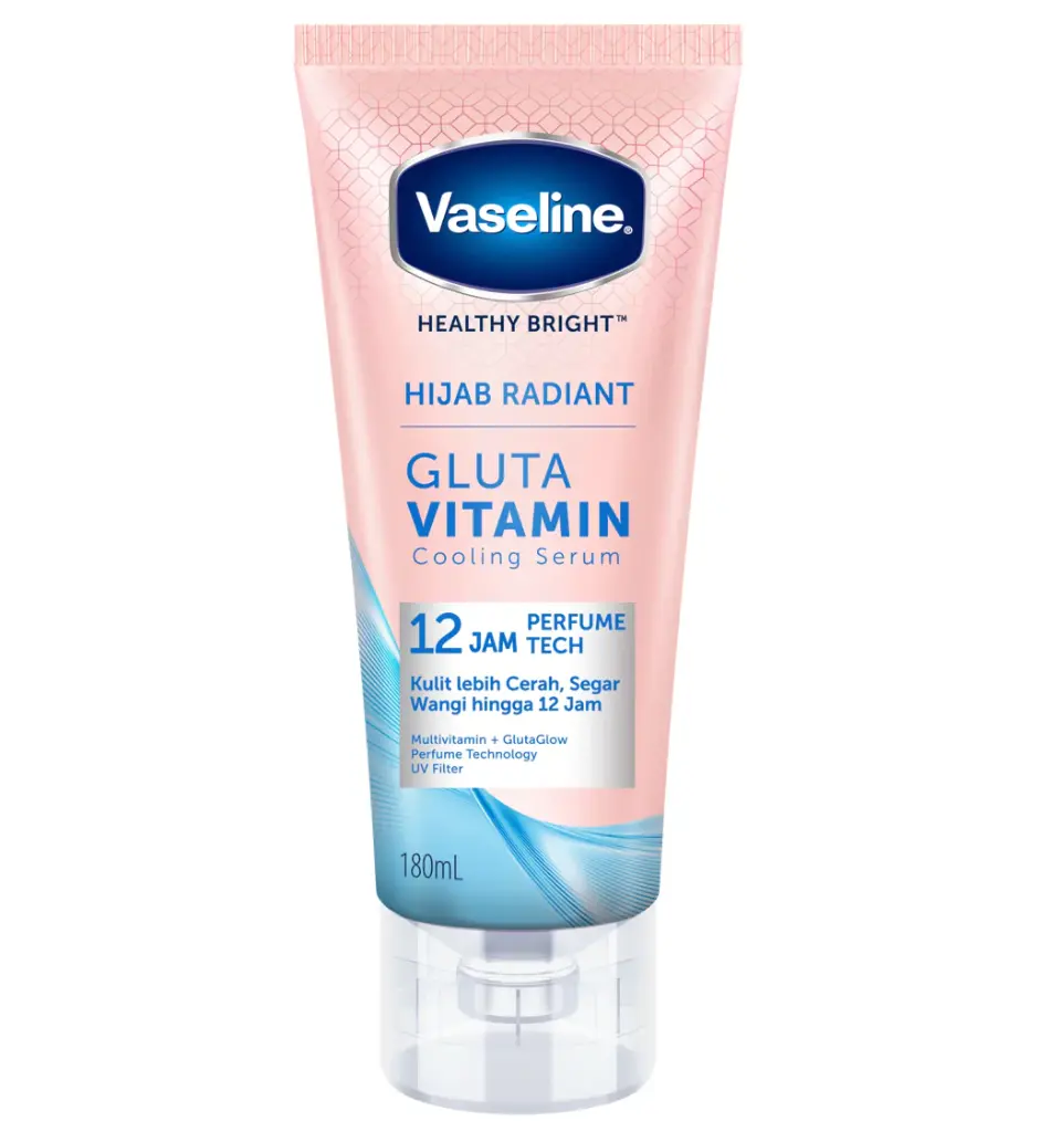 VASELINE HIJAB RADIANT GLUTA VITAMIN COOLING SERUM 330ML