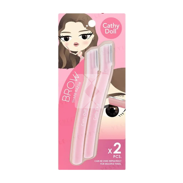 CATHY DOLL BROW SHAPE RAZOR 2PCS