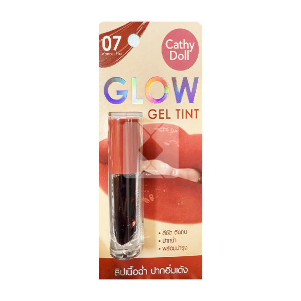 CATHY DOLL LIP GLOW TINT NO.7 WONDER RED