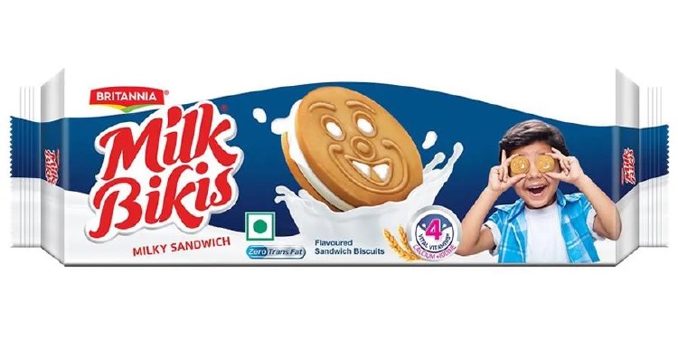 BRITANNIA MILK BIKIS CREAM 100G