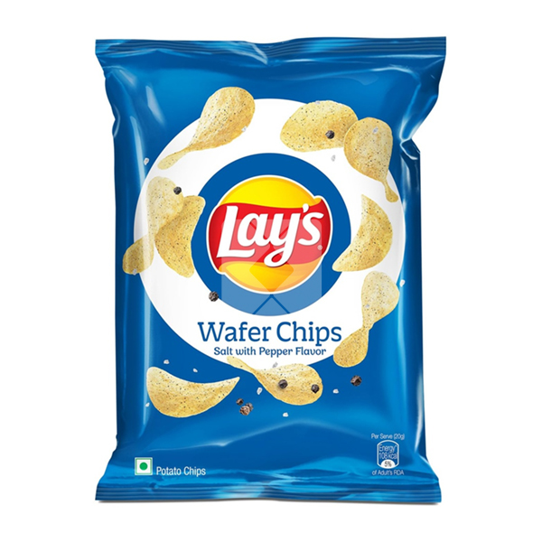 LAY'S WAFER CHIPS SALT WITH PEPPER 48G