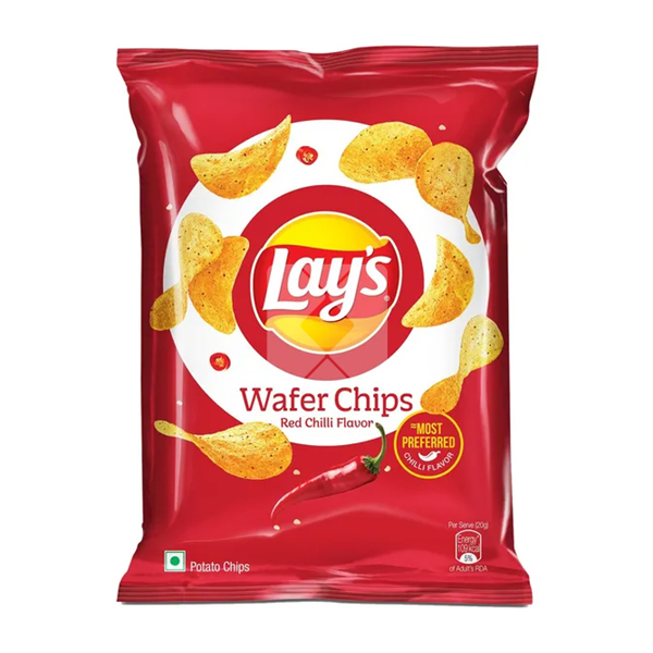 LAY'S WAFER CHIPS RED CHILLI 48G