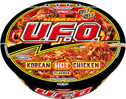 NISSIN NOODLES UFO KOREAN HOT CHICKEN FLAVOUR 99G